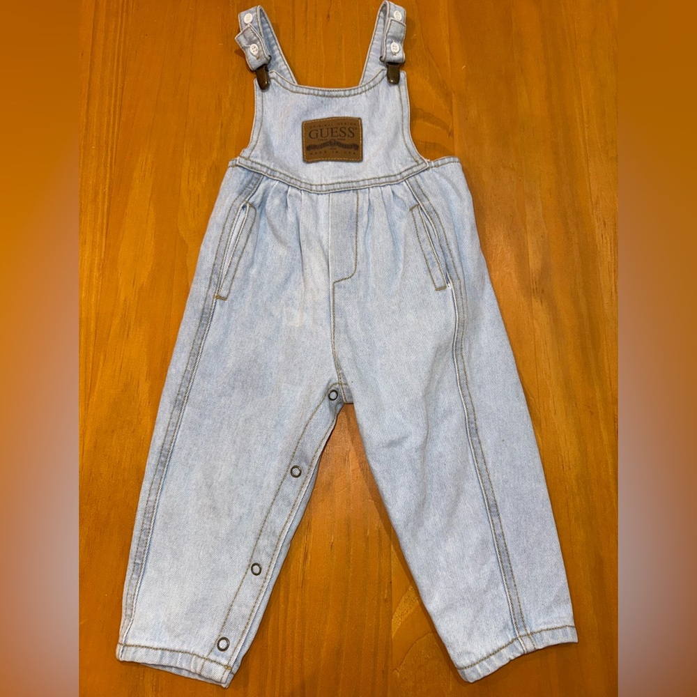 Vintage Baby / Toddler Guess 90s Jean Overalls